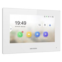 Hikvision IP kaputelefon - DS-KH6320-WTE1-W (beltéri egység, 7" touch screen, wifi, PoE)