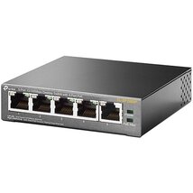 TP-LINK Switch 5x100Mbps (4xPOE), Fémházas Asztali, TL-SF1005P TP-LINK Switch 5x100Mbps (4xPOE), Fémházas Asztali, TL-SF1005P