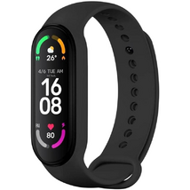 FIXED Silicone Strap for Xiaomi Band 7/ Mi Band 6/ Mi Band 5 Black FIXED Silicone Strap for Xiaomi Band 7/ Mi Band 6/ Mi Band 5 Black