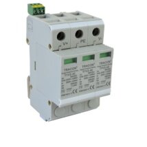Tracon ESPD1+2-12.5-4P cserélhető betéttel T1+T2 AC típusú túlfeszültség levezető Tracon ESPD1+2-12.5-4P cserélhető betéttel T1+T2 AC típusú túlfeszültség levezető