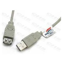 WIRETEK kábel USB Hosszabbító A-A, 3m, Male/Female