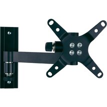 Manhattan TV állvány - Fali, csuklós TV állvány (egy karos) Fekete (max.VESA:100x100)(13"-27"-ig) Manhattan TV állvány - Fali, csuklós TV állvány (egy karos) Fekete (max.VESA:100x100)(13"-27"-ig)