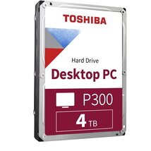 3,5" TOSHIBA P300 4TB SATA3 5400rpm 128MB - HDWD240UZSVA