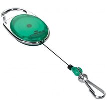 Durable Style jojós karabineres 1db zöld névkitűző tartó