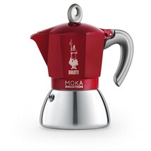 Bialetti Moka 6946 Induction 6 személyes indukciós piros kotyogós kávéfőző Bialetti Moka 6946 Induction 6 személyes indukciós piros kotyogós kávéfőző
