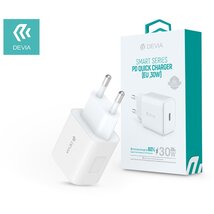 Devia ST354861 Type-C bemenettel - 30W - Devia Smart PD3.0 Quick Charger hálózati töltő adapter Devia ST354861 Type-C bemenettel - 30W - Devia Smart PD3.0 Quick Charger hálózati töltő adapter