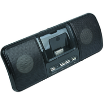 Gembird SPK321i Portable speakers with universal dock for iPhone and iPod Black