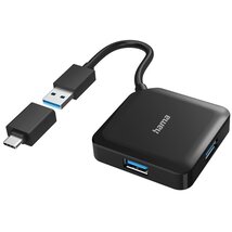 Hama 200116 FIC USB 3.2 Gen1 4 portos HUB