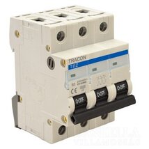 Tracon TDZ-3C-10 4 db/csomag sorolható C-3P-10A kismegszakító