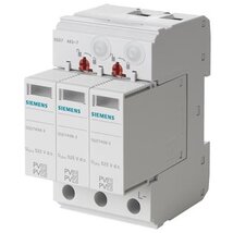 Siemes 5SD7483-6 T1/T2, UC 1050V DC szigetelt és földelt PV rendszerekhez túlfeszültség levezető Siemes 5SD7483-6 T1/T2, UC 1050V DC szigetelt és földelt PV rendszerekhez túlfeszültség levezető