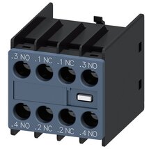 Siemens 3RH2911-1FA22 2NO+2NC homloklapi S00-S3 mágneskapcsolókhoz csavaros segédérintkező blokk Siemens 3RH2911-1FA22 2NO+2NC homloklapi S00-S3 mágneskapcsolókhoz csavaros segédérintkező blokk