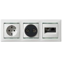Legrand 774180 Valena elefántcsont RJ11+RJ45 Cat5e UTP kombinált aljzat Legrand 774180 Valena elefántcsont RJ11+RJ45 Cat5e UTP kombinált aljzat