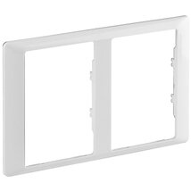 Legrand 754222 Valena Life 2x2P+F csatlakozóaljzathoz fehér kettős keret Legrand 754222 Valena Life 2x2P+F csatlakozóaljzathoz fehér kettős keret