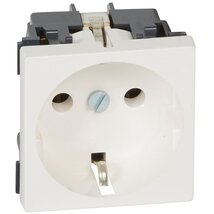 Legrand 077210 Program Mosaic gyermekvédelem nélkül csavaros 2m fehér 2P+F aljzat Legrand 077210 Program Mosaic gyermekvédelem nélkül csavaros 2m fehér 2P+F aljzat