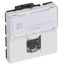 Legrand 076564 Program Mosaic Cat 6 UTP/ 2 modul/ fehér LCS2 RJ45 aljzat