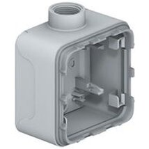 Legrand 069656 Plexo 55 1-es tömszelencével szürke falonkívüli doboz Legrand 069656 Plexo 55 1-es tömszelencével szürke falonkívüli doboz