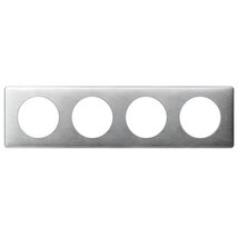 Legrand 068924 Céliane alumínium 4-es keret