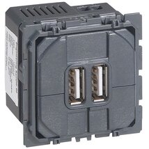 Legrand 067462 Céliane 2400 mA 2xUSB-A töltőaljzat Legrand 067462 Céliane 2400 mA 2xUSB-A töltőaljzat