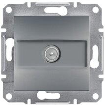 Schneider EPH3200162 ASFORA végzáró/1 dB/acél TV aljzat Schneider EPH3200162 ASFORA végzáró/1 dB/acél TV aljzat