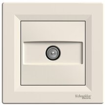 Schneider EPH3200123 ASFORA végzáró/1 dB/bézs TV aljzat