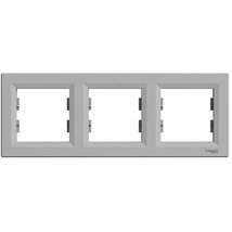 Schneider EPH5800361 ASFORA vízszintes alumínium hármas keret