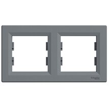 Schneider EPH5800262 ASFORA vízszintes acél kettes keret