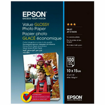 EPSON Fotópapír Value Glossy 10x15, 183 g/m2, 100 sheets