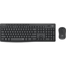 LOGITECH Billentyűzet + egér - MK295 Silent Vezeték Nélküli Combo Grafitszürke, US LOGITECH Billentyűzet + egér - MK295 Silent Vezeték Nélküli Combo Grafitszürke, US