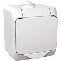 Schneider WDE000541 CEDAR PLUS GYV/csapófedéllel/IP44 fehér 2P+F csatlakozóaljzat Schneider WDE000541 CEDAR PLUS GYV/csapófedéllel/IP44 fehér 2P+F csatlakozóaljzat