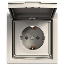 Schneider EPH3100323 ASFORA GYV/csapfedeles/IP44/kerettel/bézs 2P+F csatlakozóaljzat Schneider EPH3100323 ASFORA GYV/csapfedeles/IP44/kerettel/bézs 2P+F csatlakozóaljzat