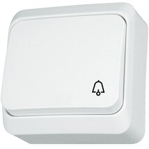 Schneider WDE001012 PRIMA csengőjellel/10A fehér egypólusú nyomó Schneider WDE001012 PRIMA csengőjellel/10A fehér egypólusú nyomó