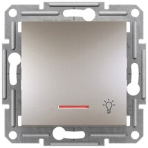 Schneider EPH1800169 ASFORA jelzőfényes/lámpajel/rugós bekötés/bronz egypólusú nyomó Schneider EPH1800169 ASFORA jelzőfényes/lámpajel/rugós bekötés/bronz egypólusú nyomó