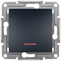 Schneider EPH1500171 ASFORA jelzőfényes/rugós bekötés/antracit váltókapcsoló Schneider EPH1500171 ASFORA jelzőfényes/rugós bekötés/antracit váltókapcsoló