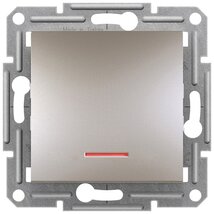 Schneider EPH1500169 ASFORA jelzőfényes/rugós bekötés/bronz váltókapcsoló Schneider EPH1500169 ASFORA jelzőfényes/rugós bekötés/bronz váltókapcsoló