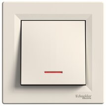 Schneider EPH1400123 ASFORA rugós bekötés/jelzőfényes/bézs egypólusú kapcsoló Schneider EPH1400123 ASFORA rugós bekötés/jelzőfényes/bézs egypólusú kapcsoló