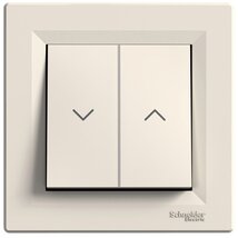 Schneider EPH1300123 ASFORA rugós bekötésű bézs redőnynyomó Schneider EPH1300123 ASFORA rugós bekötésű bézs redőnynyomó