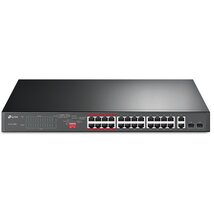 TP-LINK Switch 24x100Mbps (24xPOE+) + 2x1000Mbps + 2xGigabit kombó SFP, TL-SL1226P TP-LINK Switch 24x100Mbps (24xPOE+) + 2x1000Mbps + 2xGigabit kombó SFP, TL-SL1226P
