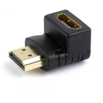 Gembird A-HDMI90-FML HDMI right angle adapter 90° downwards Blalck Gembird A-HDMI90-FML HDMI right angle adapter 90° downwards Blalck