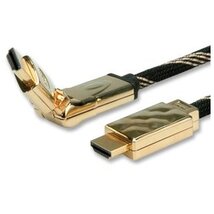 ROLINE kábel HDMI Ethernet, Premium, 360° csatlakozó , M/M 2.0m