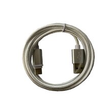 BLACKBIRD Lightning Adatkábel 2m, Fehér 2A (Extra erős anyagból)