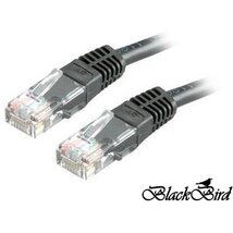BLACKBIRD Kábel Patch UTP CAT.5E 5m Fekete