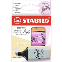 Stabilo BOSS MINI Pastellove 3 db/csomag vegyes színű szövegkiemelő