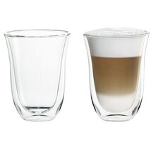 DeLonghi latte macchiato üvegpohár, 2 db DeLonghi latte macchiato üvegpohár, 2 db