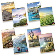 Pigna Paesaggi A4 tűzött 42 lapos kockás füzet