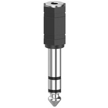 Hama 205194 FIC sztereo 6,3 mm jack dugó - 3,5 mm jack alj adapter