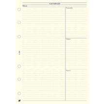 Kalendart Saturnus L368 bianco napi beosztású tervező gyűrűs naptár kiegészítő Kalendart Saturnus L368 bianco napi beosztású tervező gyűrűs naptár kiegészítő