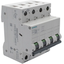 Siemens 5SL6410-7 6KA 4P C 10A kismegszakító