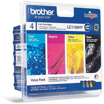 Brother LC1100HY nagykapacitású kit (Cyan, Magenta, Yellow, Black)
