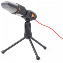 Gembird MIC-D-03 Desktop microphone with a tripod Black