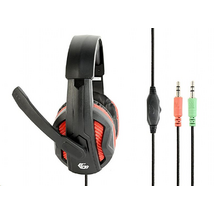 Gembird GHS-03 Gaming Headset Matte Black/Red